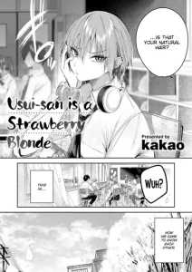 Usui-san is a Strawberry Blonde