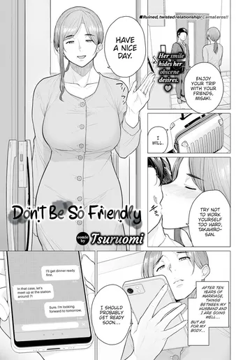 Don’t Be So Friendly